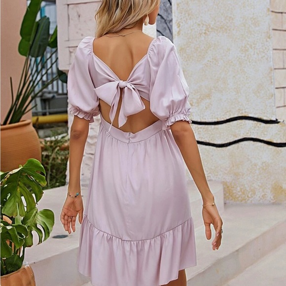 Leopard Print Ruffle Sleeve Dress - Picture 13 of 16